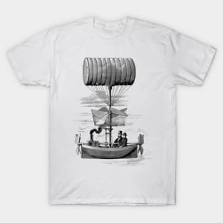 Victorian Airship Boat T-Shirt